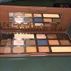 Used Too Faced semi-Sweet Chocolate Bar Palette